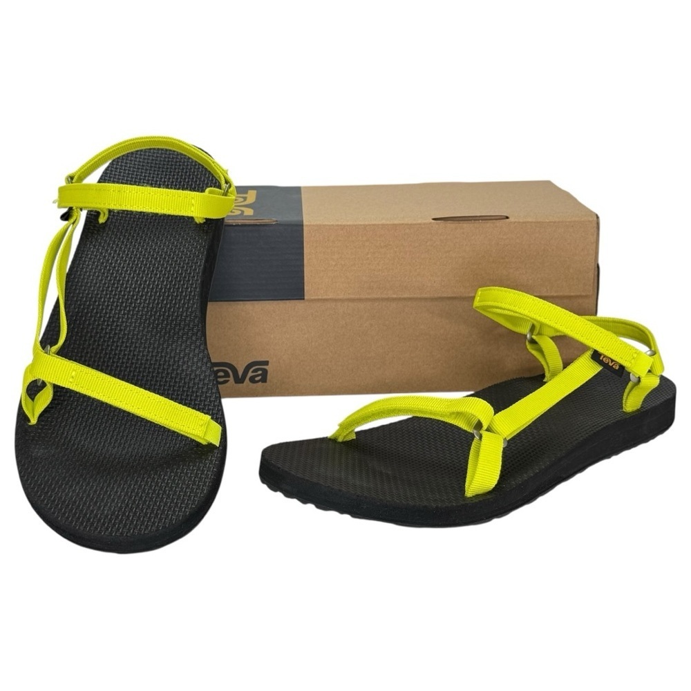 Teva Original Universal Slim Lime Green Womens Sandals Size 11M - Picture 11 of 12